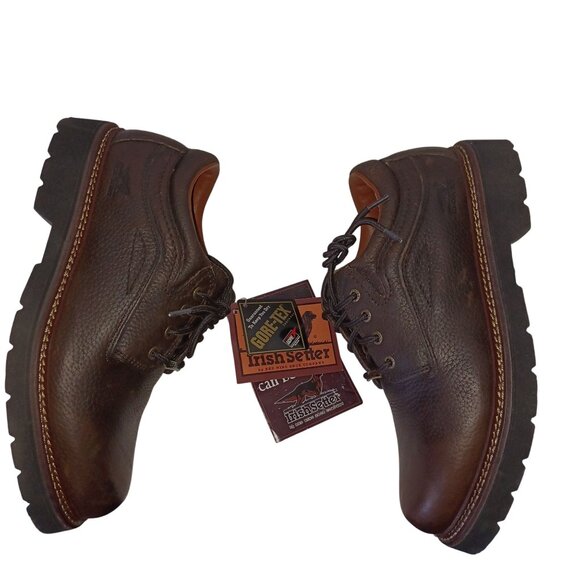 Irish Setter Red Wing 1884 Oxford Mens Size 8.5 Gore-Tex Leather NWT Shoes Brown - Picture 6 of 14